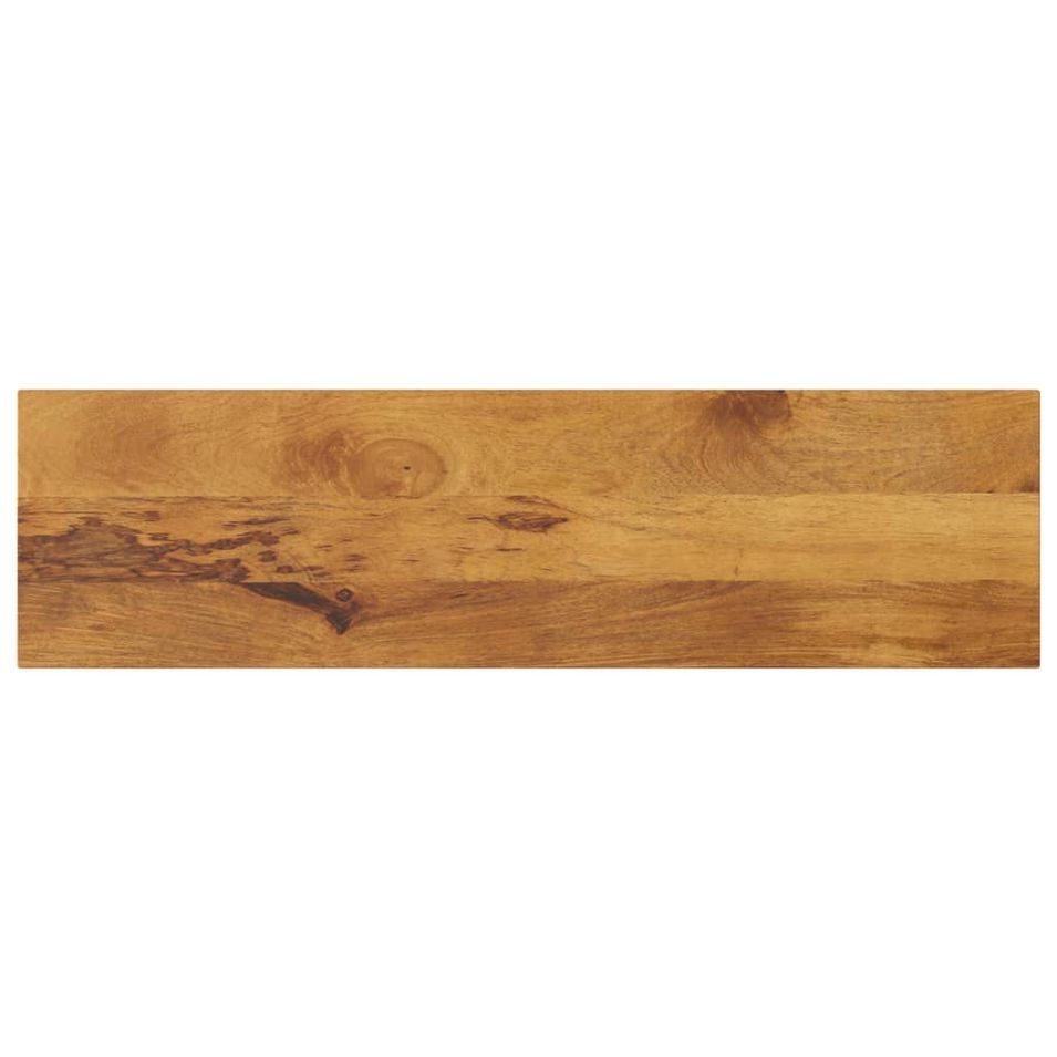 Dessus de table 100x30x2,5cm rectangulaire bois massif manguier - Photo n°1