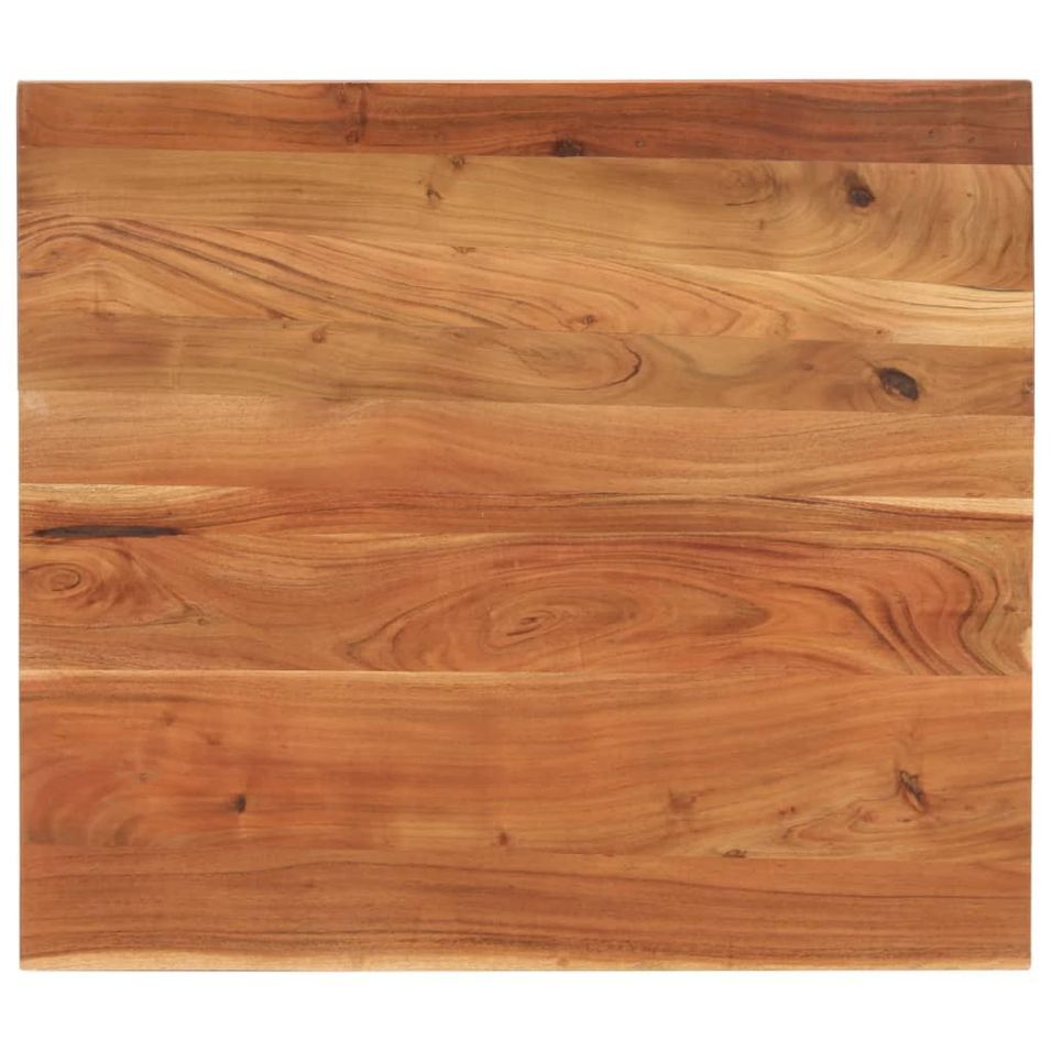 Dessus de table 100x80x2,5cm rectangulaire bois massif d'acacia - Photo n°1