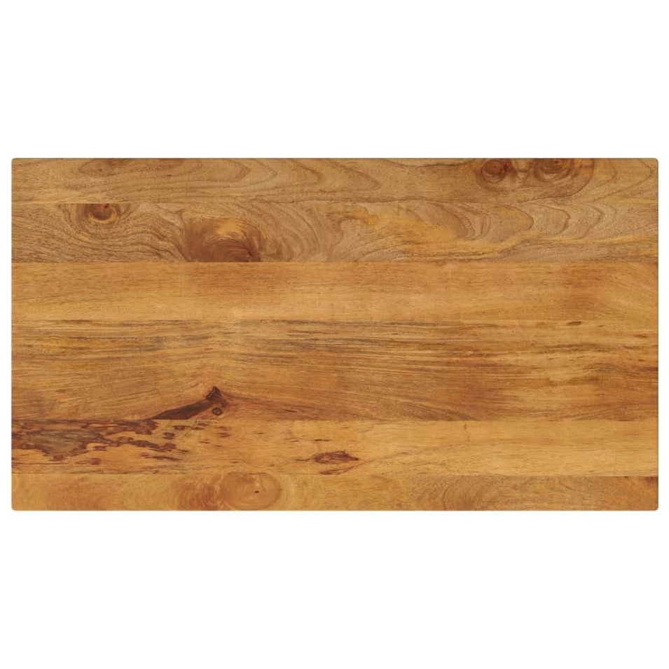 Dessus de table 110x60x2,5cm rectangulaire bois massif manguier - Photo n°1