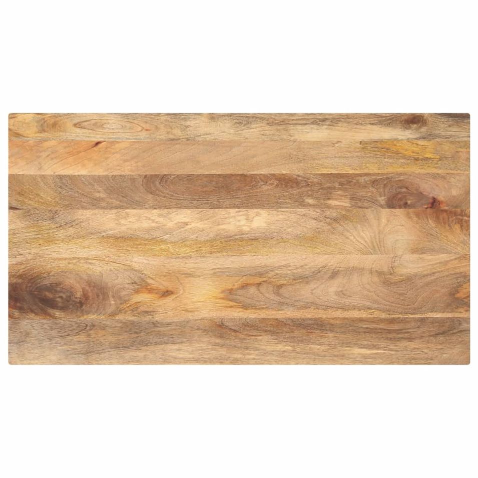 Dessus de table 110x60x2,5cm rectangulaire bois massif manguier - Photo n°1