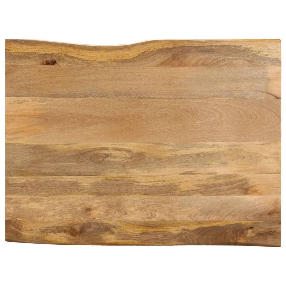 Dessus de table 110x80x3,8 cm bord vivant bois massif manguier - Photo n°1