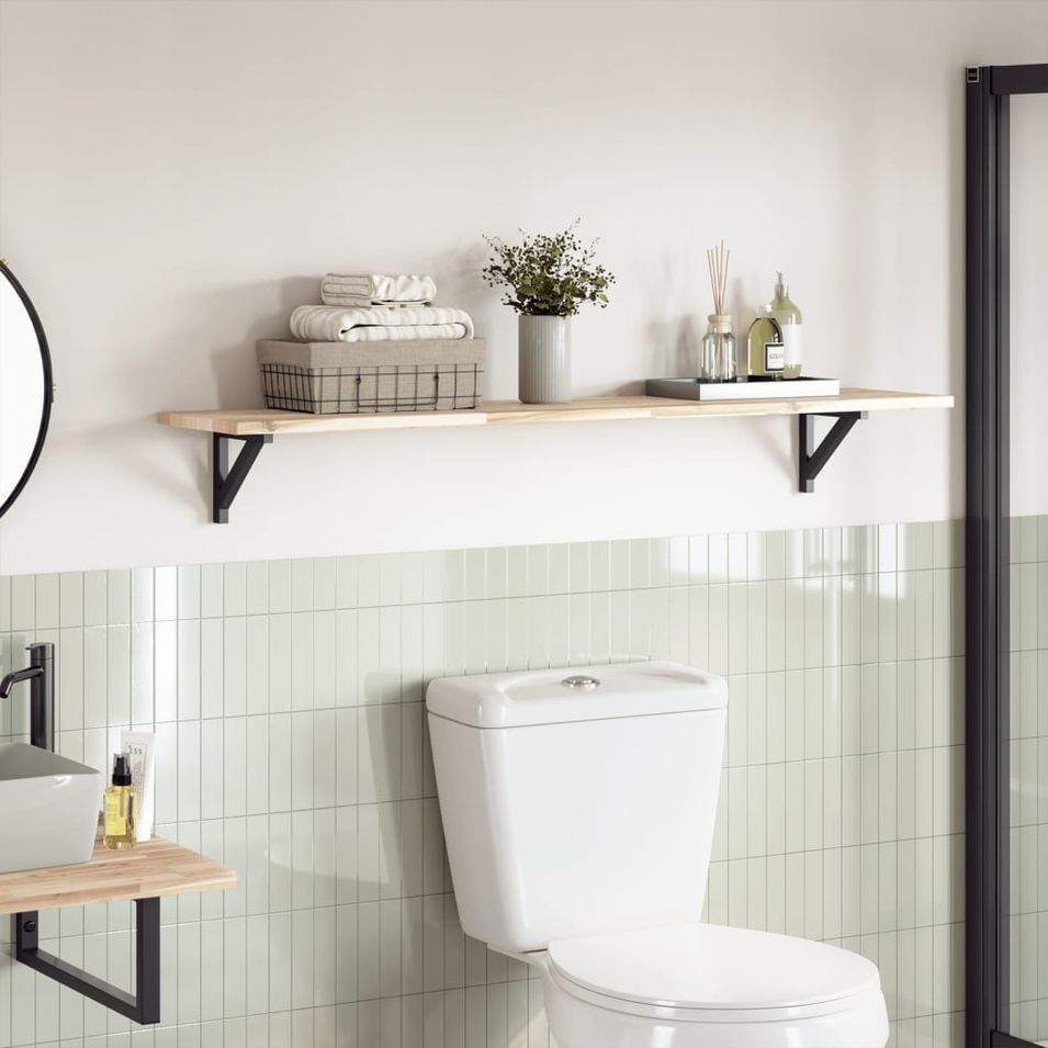 Dessus de table 120x30x2 cm rectangulaire bois massif d'acacia - Photo n°1