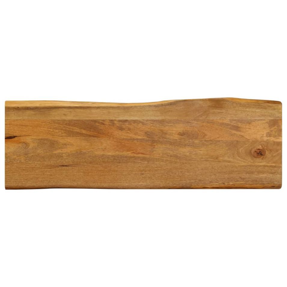 Dessus de table 120x40x2,5 cm bord vivant bois massif manguier - Photo n°1