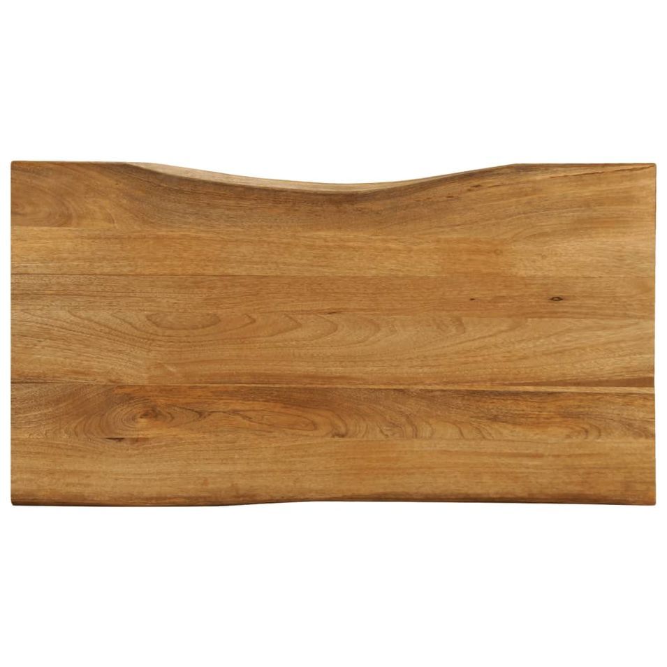 Dessus de table 120x60x2,5 cm bord vivant bois massif manguier - Photo n°1