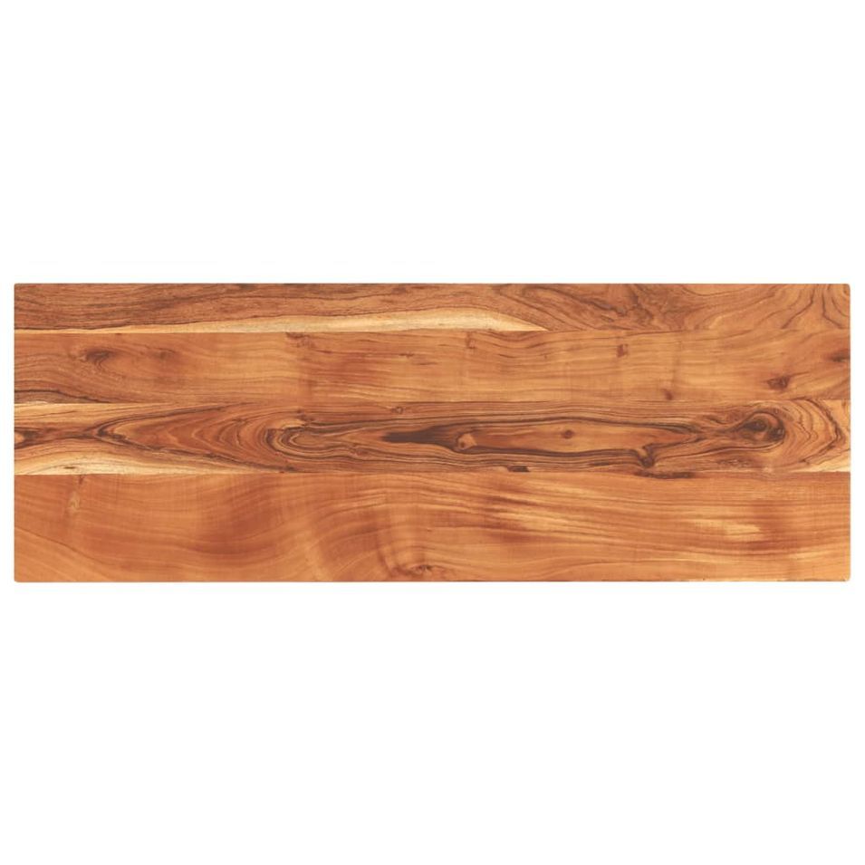 Dessus de table 140x60x2,5cm rectangulaire bois massif d'acacia - Photo n°1
