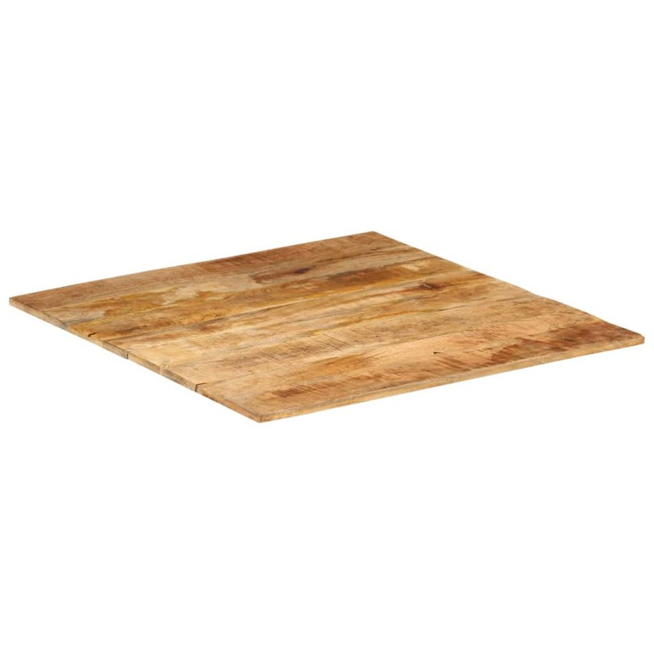 Dessus de table 15-16 mm 80x80 cm Bois massif de manguier - Photo n°1