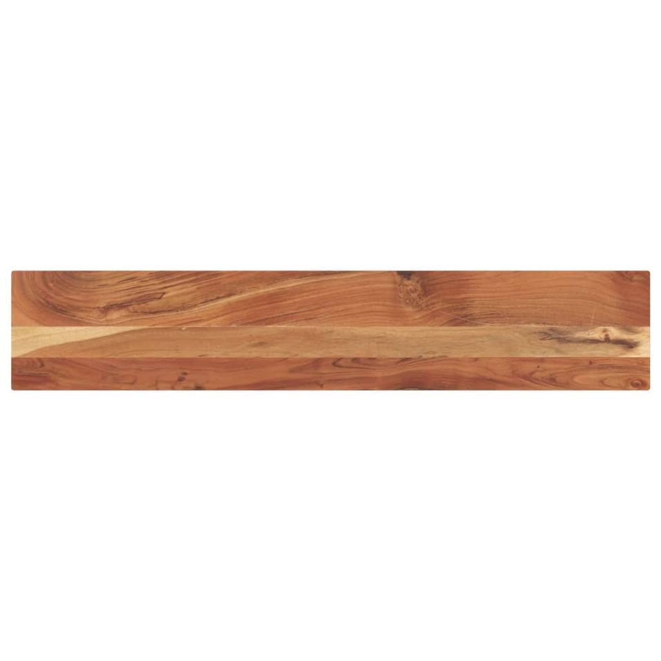 Dessus de table 160x20x3,8cm rectangulaire bois massif d'acacia - Photo n°1