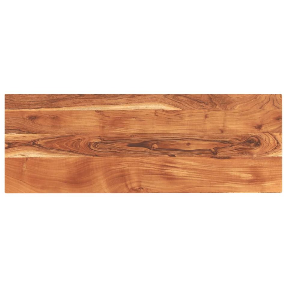 Dessus de table 160x50x2,5cm rectangulaire bois massif d'acacia - Photo n°1