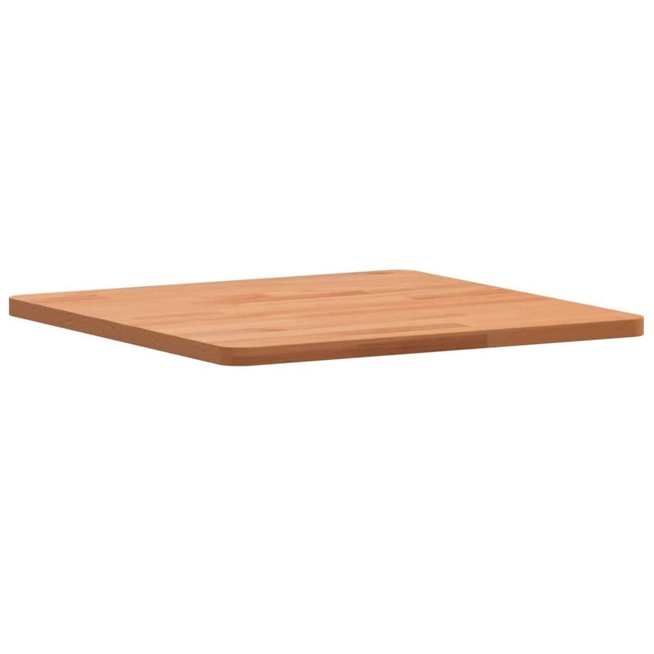 Dessus de table 40x40x1,5 cm carré bois massif de hêtre - Photo n°1