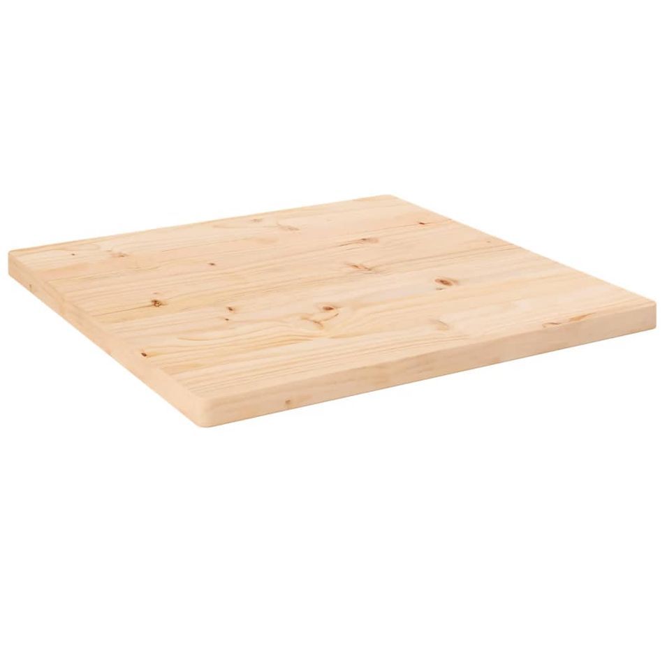 Dessus de table 40x40x2,5 cm bois de pin massif - Photo n°1