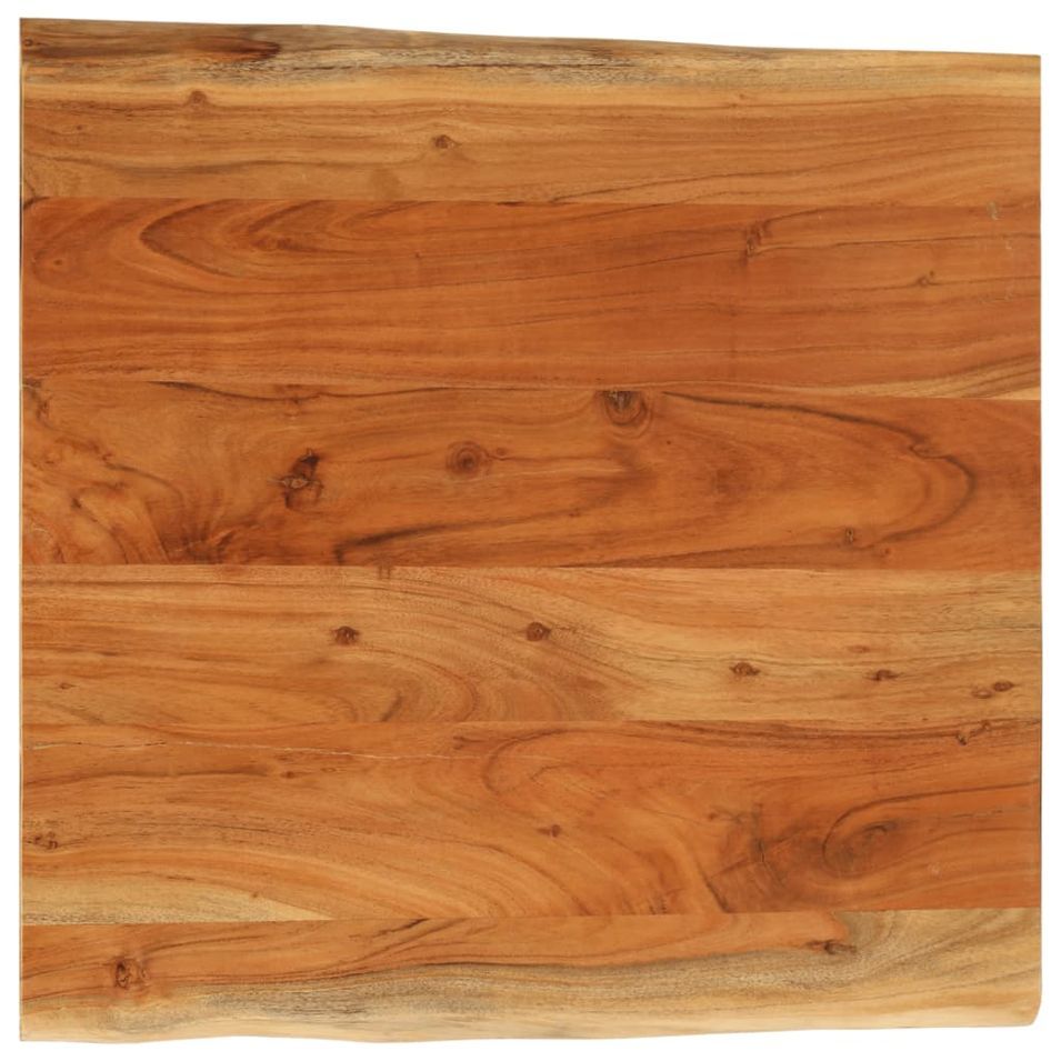 Dessus de table 40x40x3,8 cm carré bois massif d'acacia - Photo n°1
