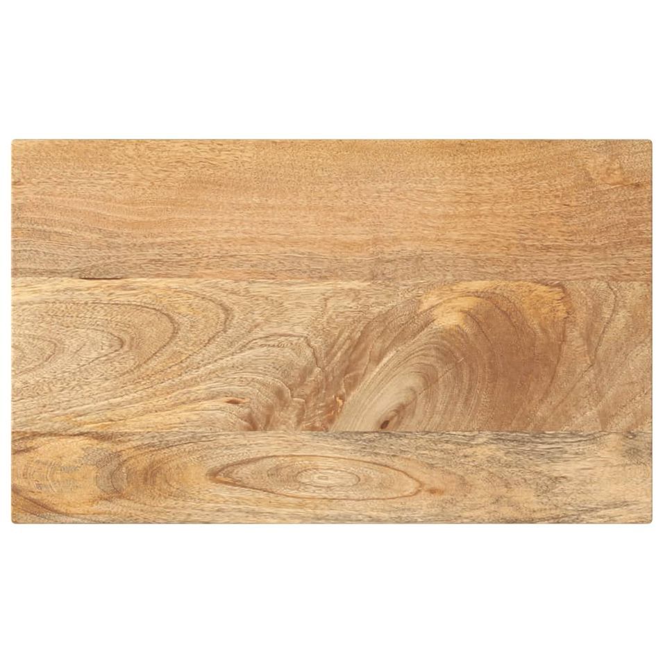 Dessus de table 50x30x3,8 cm rectangulaire bois massif manguier - Photo n°1