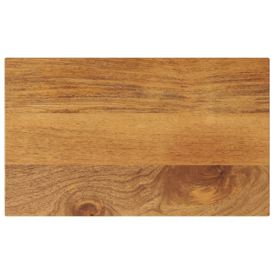 Dessus de table 50x40x2,5 cm rectangulaire bois massif manguier - Photo n°1