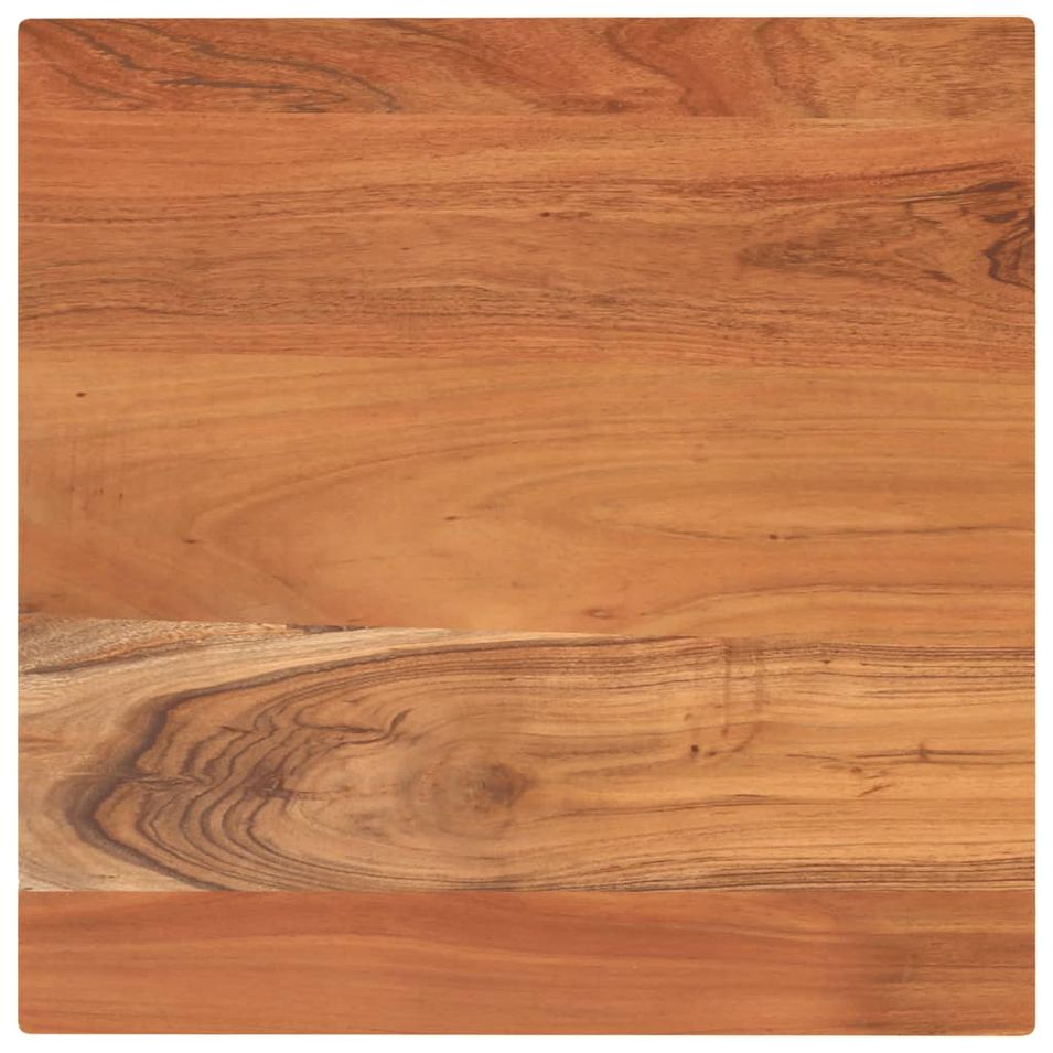 Dessus de table 50x50x2,5 cm carré bois massif d'acacia - Photo n°1