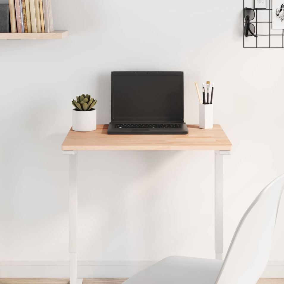 Dessus de table 60x40x1,5 cm rectangulaire bois massif de hêtre - Photo n°1