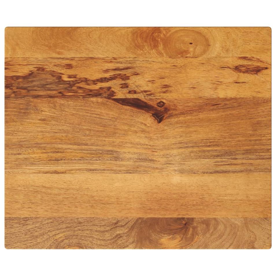 Dessus de table 60x50x2,5 cm rectangulaire bois massif manguier - Photo n°1