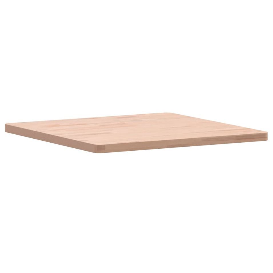 Dessus de table 60x60x2,5 cm carré bois massif de hêtre - Photo n°1