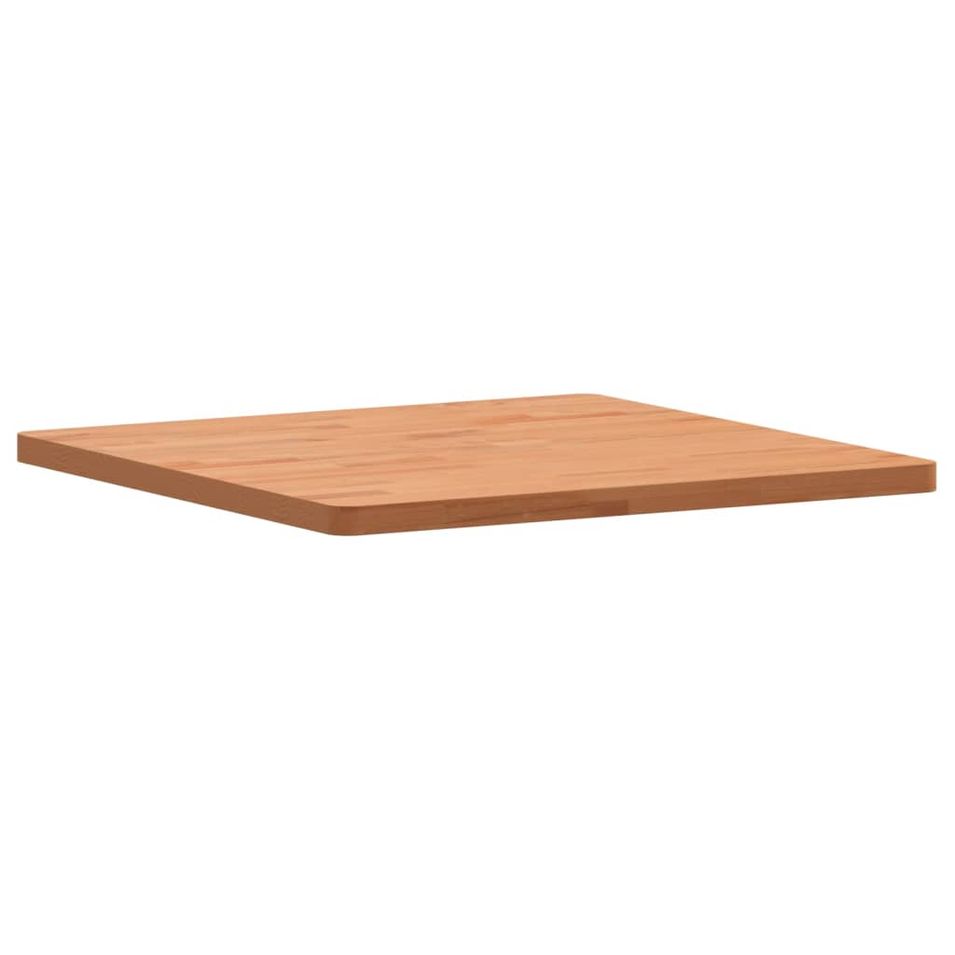 Dessus de table 60x60x2,5 cm carré bois massif de hêtre - Photo n°1
