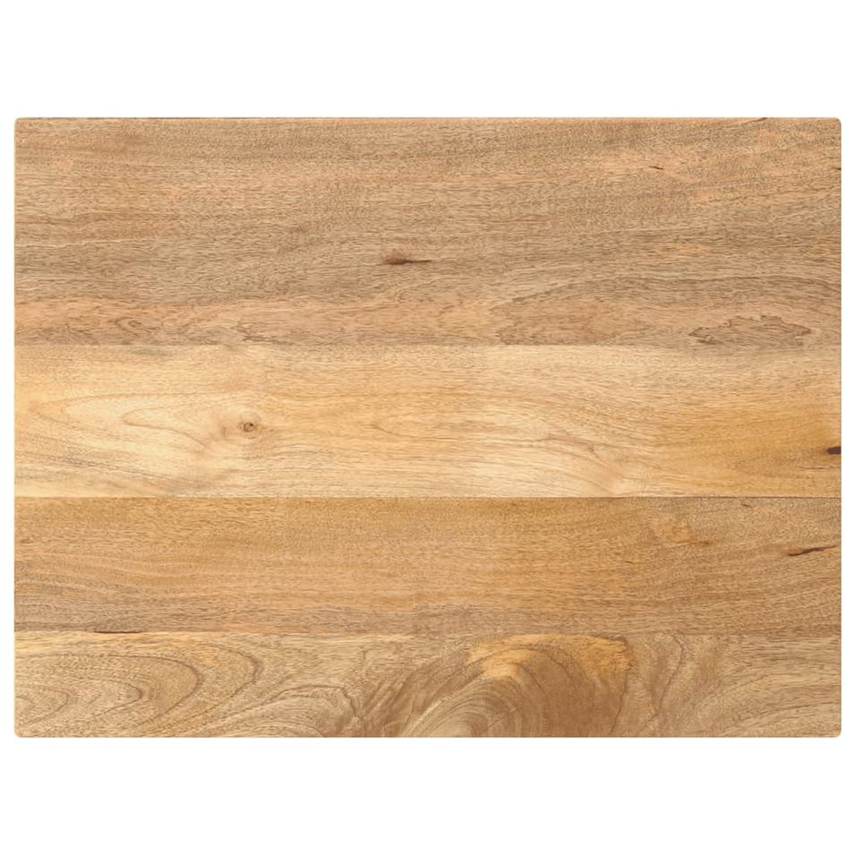 Dessus de table 70x50x2,5 cm rectangulaire bois massif manguier - Photo n°1