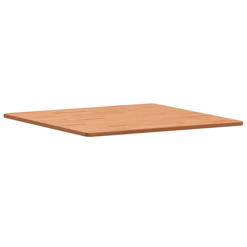 Dessus de table 70x70x1,5 cm carré bois massif de hêtre - Photo n°1