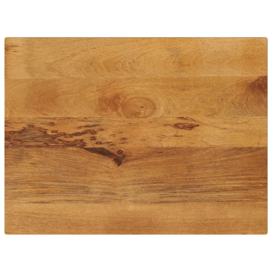 Dessus de table 80x60x2,5 cm rectangulaire bois massif manguier - Photo n°1