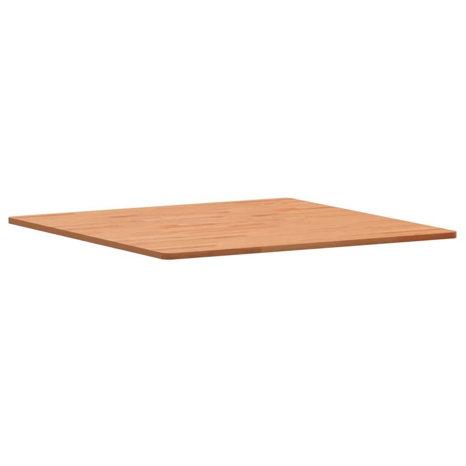 Dessus de table 80x80x1,5 cm carré bois massif de hêtre - Photo n°1