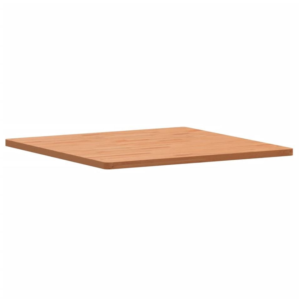 Dessus de table 80x80x2,5 cm carré bois massif de hêtre - Photo n°1
