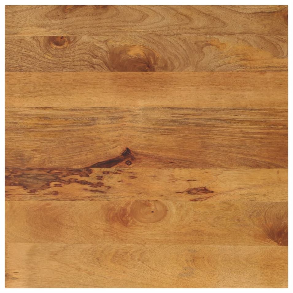 Dessus de table 80x80x3,8 cm carré bois massif manguier - Photo n°1