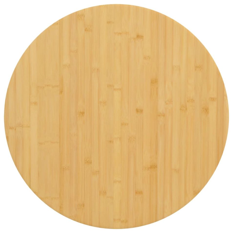 Dessus de table Ø90x1,5 cm bambou - Photo n°1