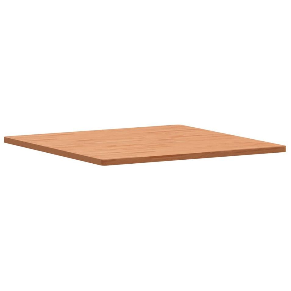 Dessus de table 90x90x2,5 cm carré bois massif de hêtre - Photo n°1