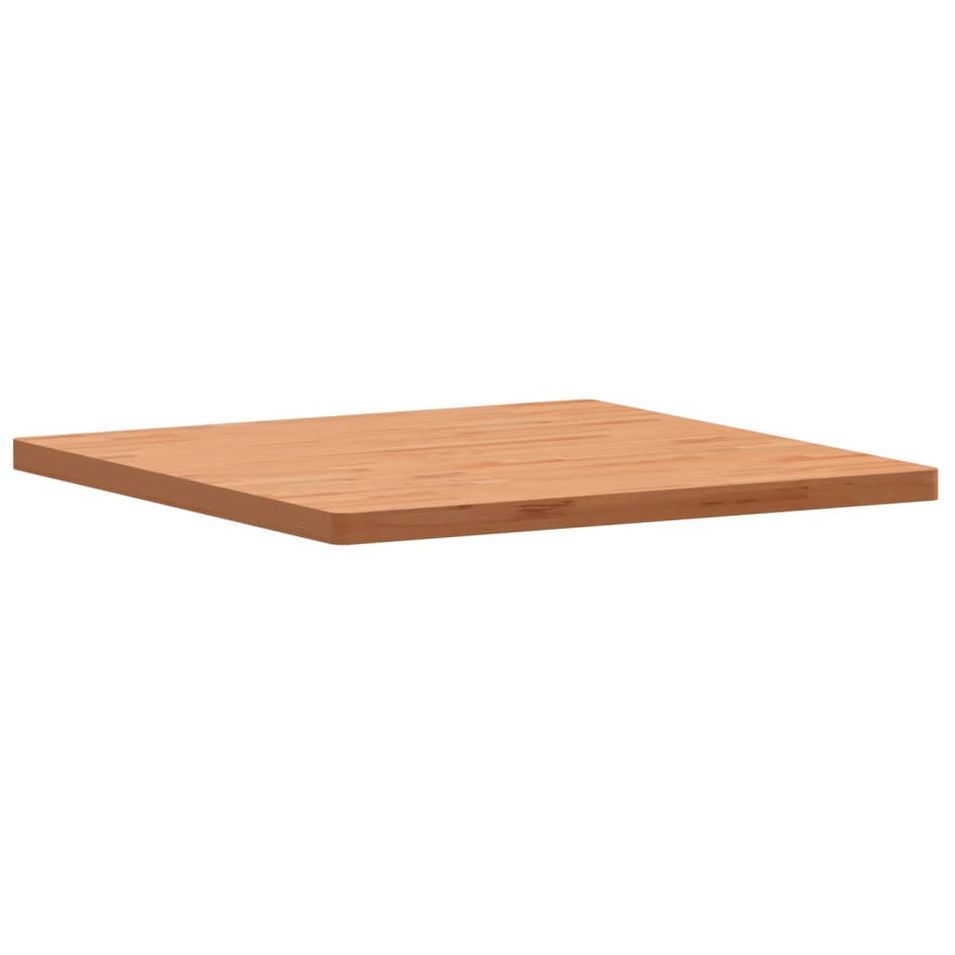 Dessus de table 90x90x4 cm carré bois massif de hêtre - Photo n°1