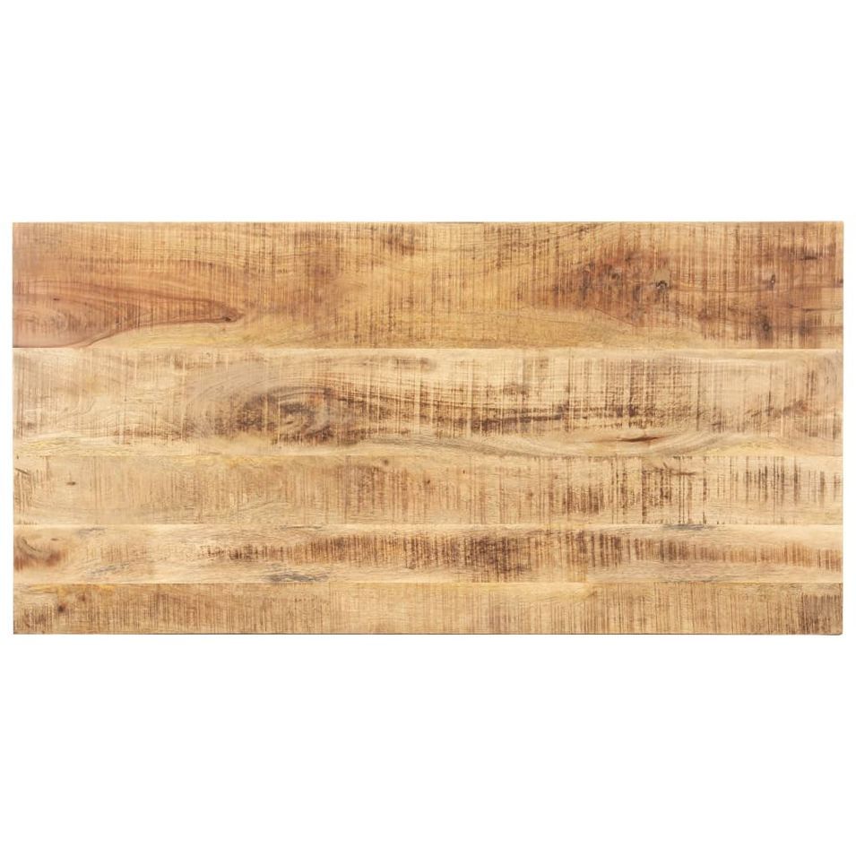 Dessus de table Bois de manguier solide 15-16 mm 100x60 cm - Photo n°1