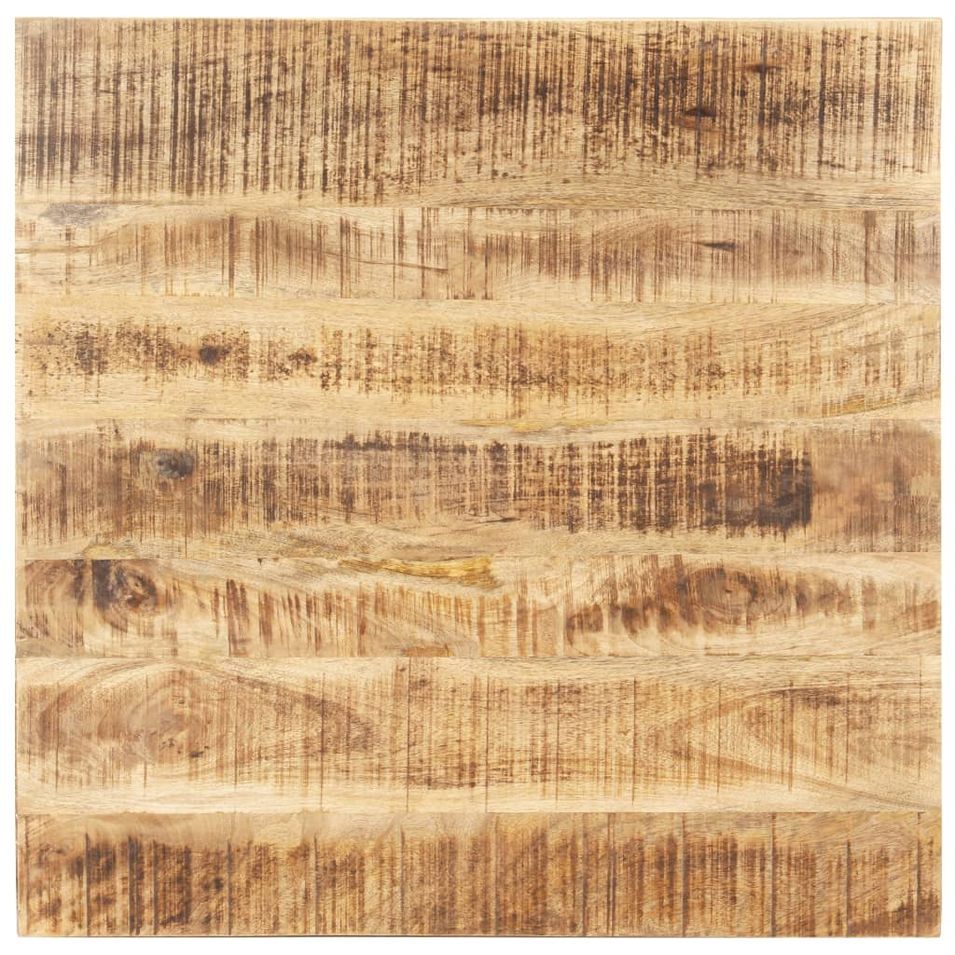 Dessus de table Bois de manguier solide 15-16 mm 80x80 cm - Photo n°1