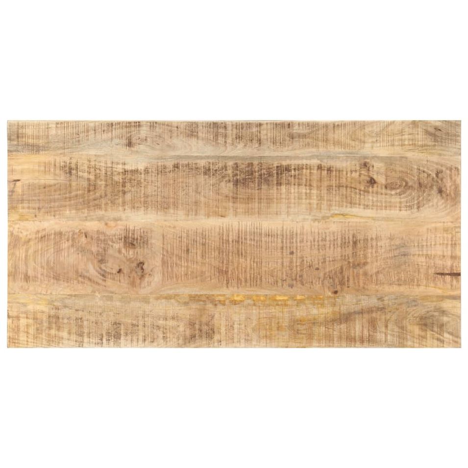 Dessus de table Bois de manguier solide 25-27 mm 100x60 cm - Photo n°1