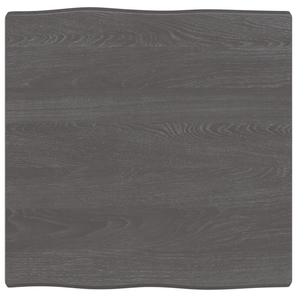 Dessus de table bois massif traité bordure assortie - Photo n°1
