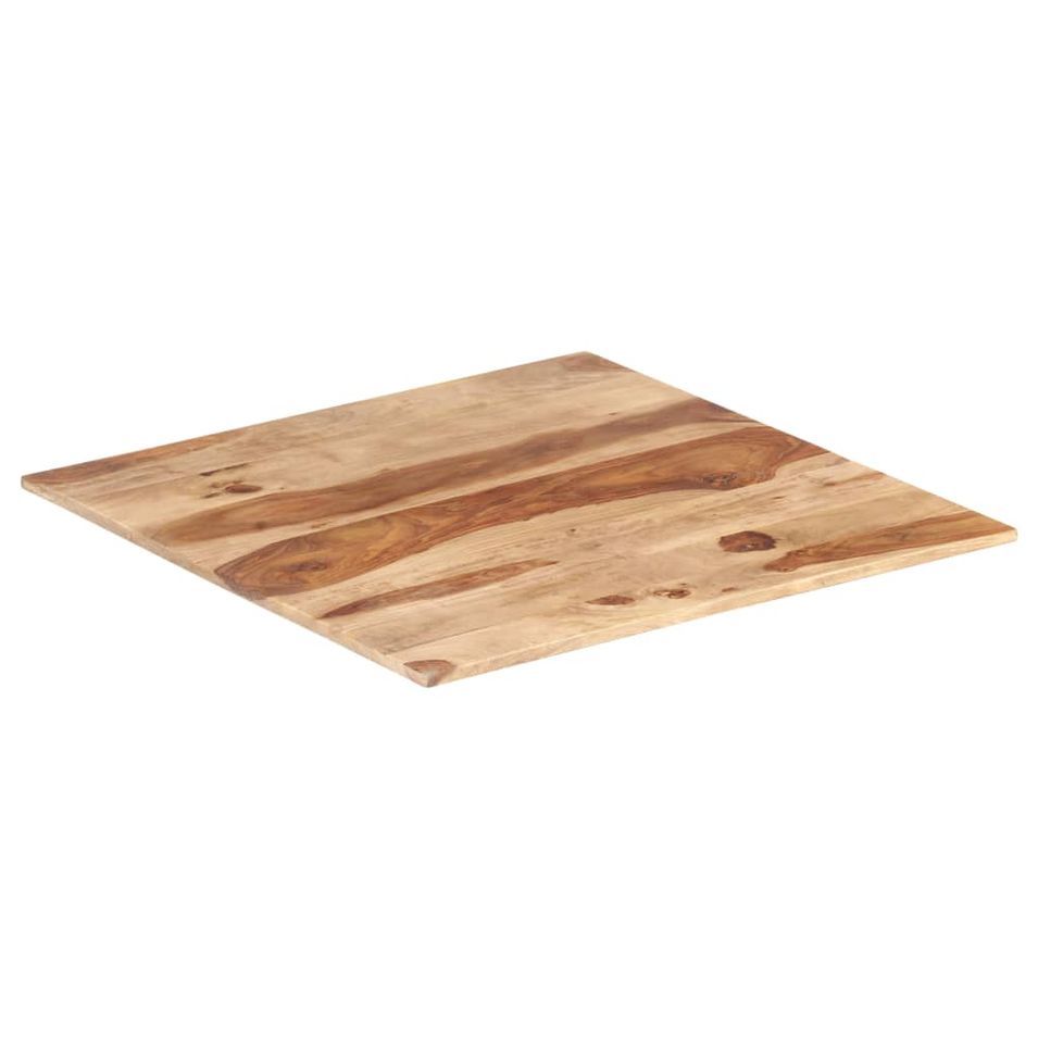 Dessus de table Bois solide 15-16 mm 80x80 cm - Photo n°7