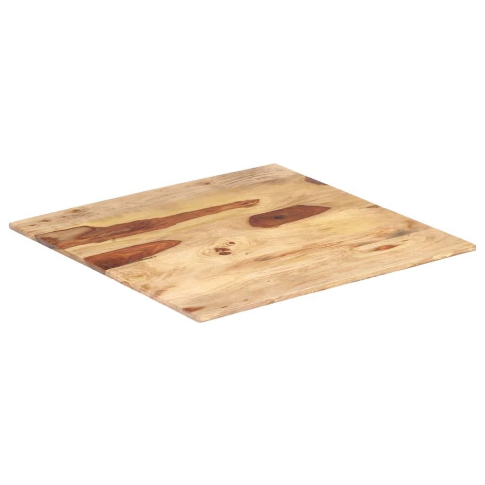 Dessus de table Bois solide 15-16 mm 80x80 cm - Photo n°9