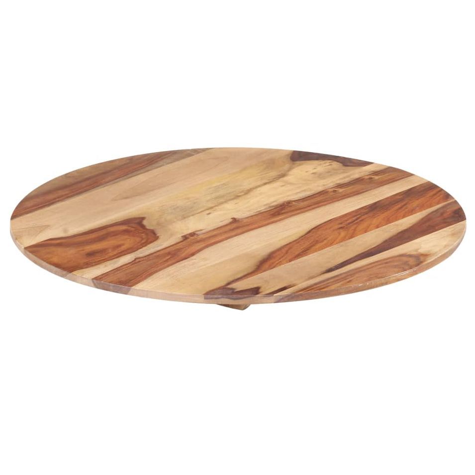 Dessus de table Bois solide Rond 15-16 mm 80 cm - Photo n°6