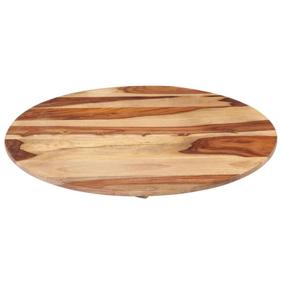 Dessus de table Bois solide Rond 15-16 mm 80 cm - Photo n°8