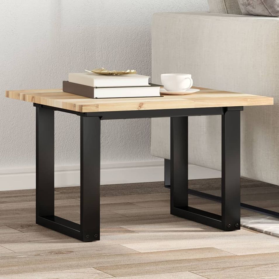 Dessus de table carré 60x60x2 cm bois massif d'acacia - Photo n°1