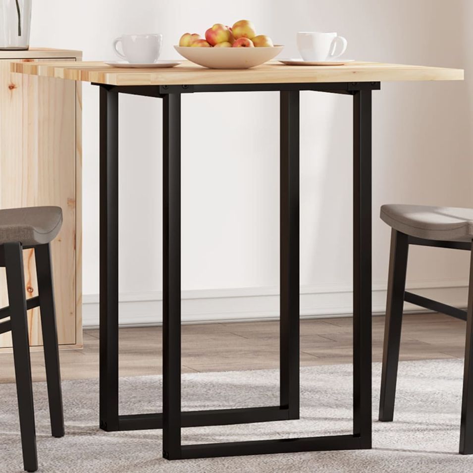 Dessus de table carré 70x70x2 cm bois massif d'acacia - Photo n°1
