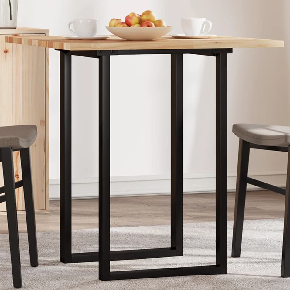 Dessus de table carré 70x70x2 cm bois massif d'acacia - Photo n°1