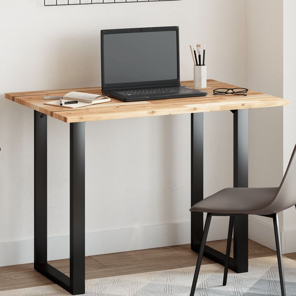 Dessus de table rectangulaire 120x70x2 cm bois massif d'acacia - Photo n°1