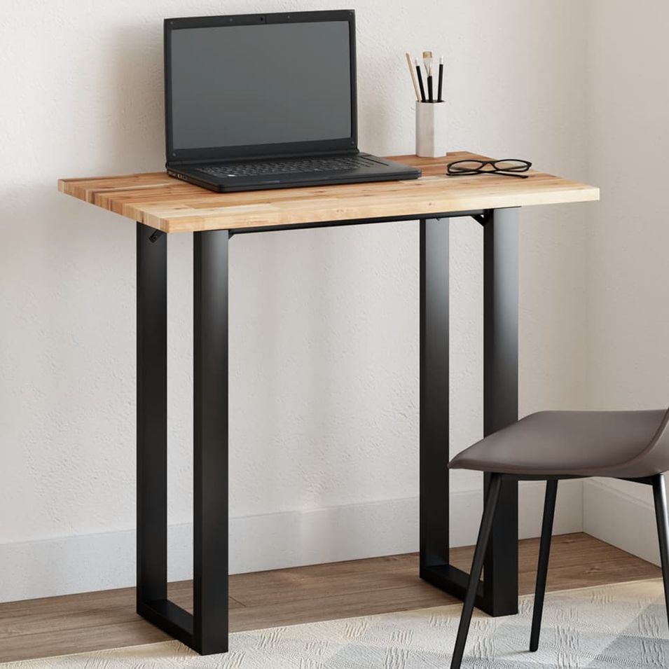 Dessus de table rectangulaire 60x50x2 cm bois massif d'acacia - Photo n°1