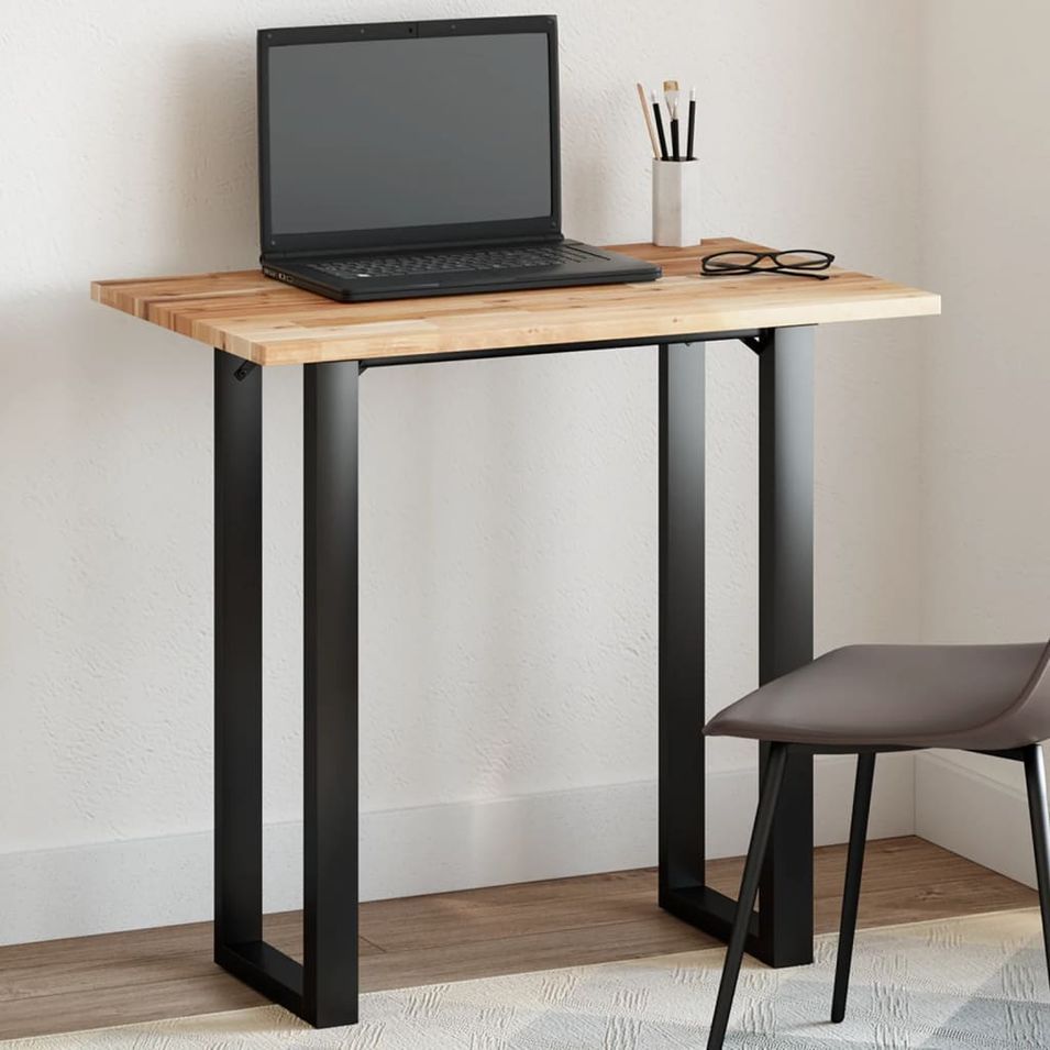 Dessus de table rectangulaire 80x50x2 cm bois massif d'acacia - Photo n°1