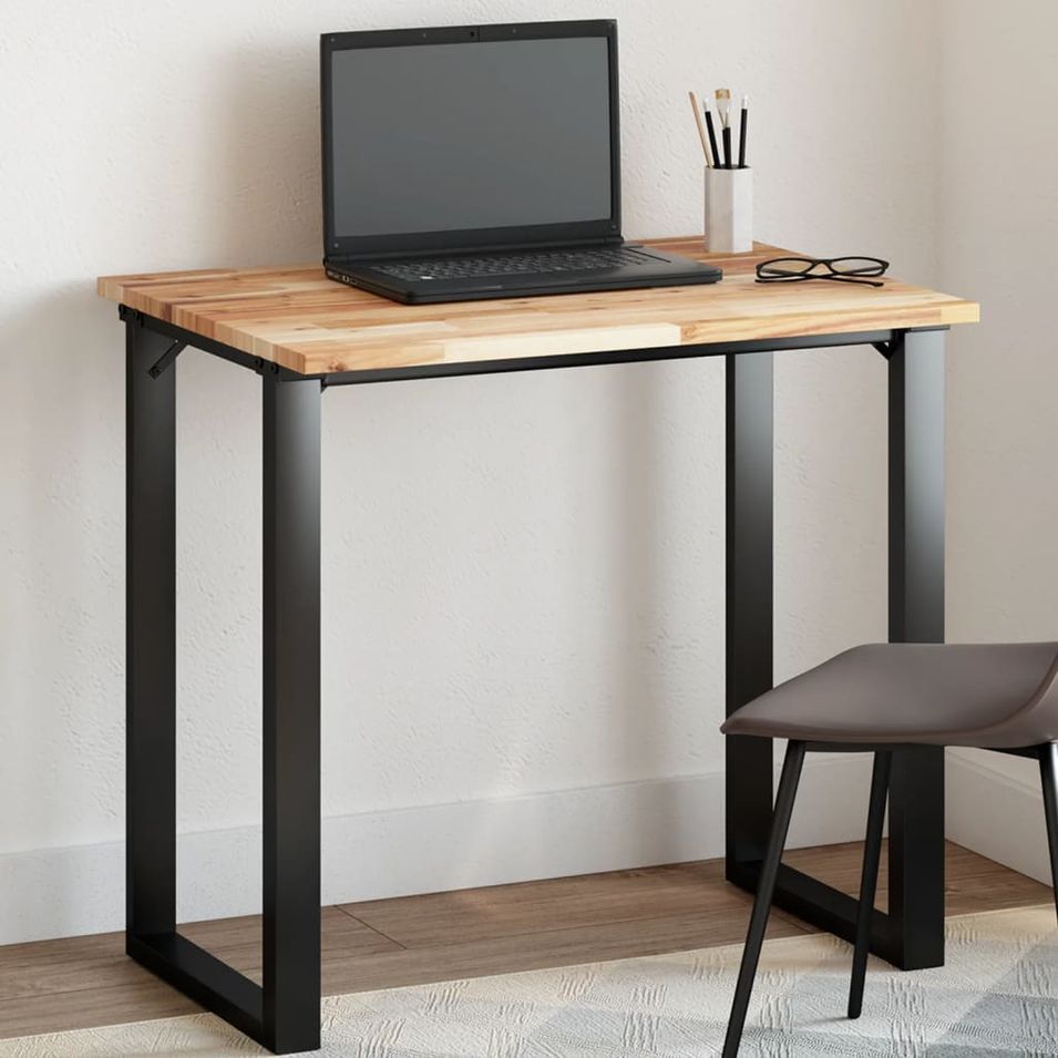 Dessus de table rectangulaire 80x60x2 cm bois massif d'acacia - Photo n°1