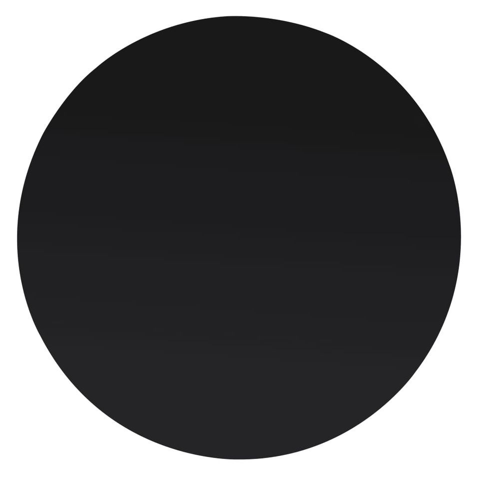 Dessus de table rond Verre trempé 500 mm - Photo n°1