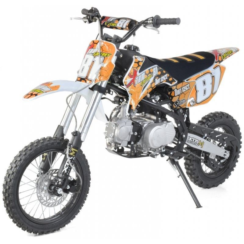Dirt 125cc BSE manuel 4 vitesses 14/12 Racing orange - Photo n°1