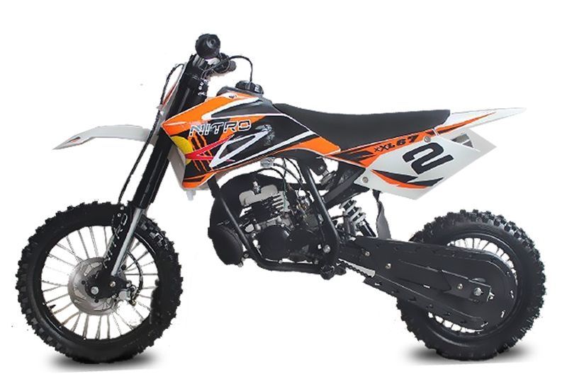 Dirt Bike 49cc NRG50 Reverse Orange - Photo n°1