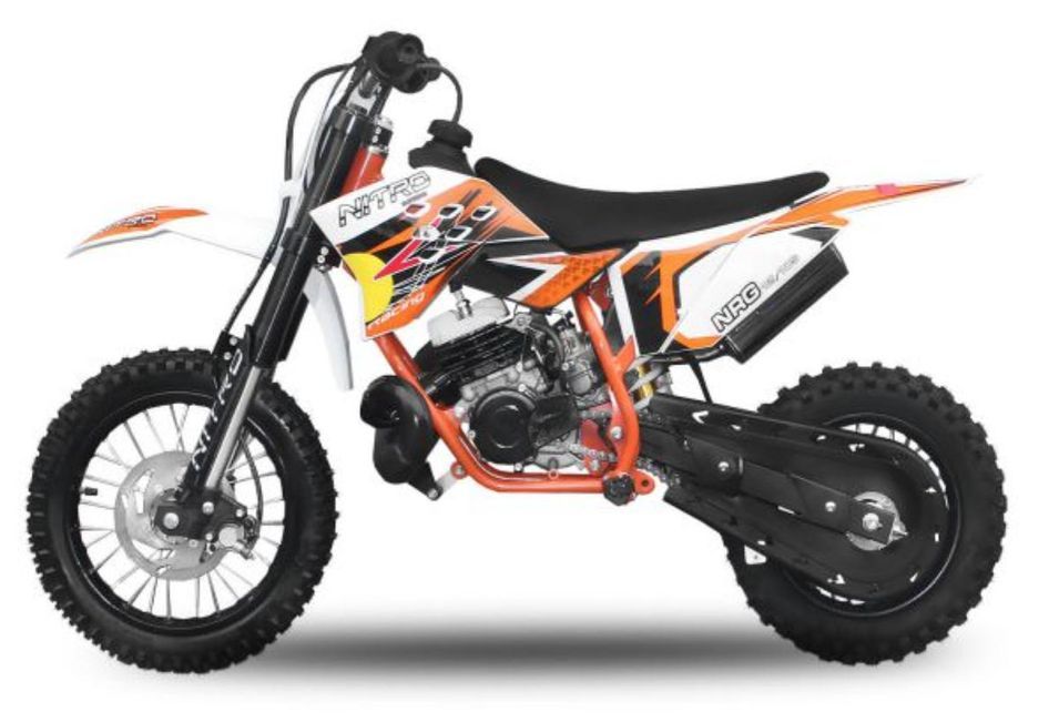 Dirt Bike 50cc NRG KTM 12/10 9cv freins hydrauliques orange - Photo n°1